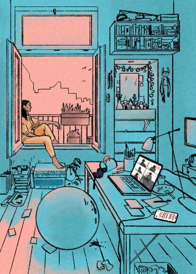 Atelier d'Artiste cours d'illustration par Luis Mendo au Château Beaupin 