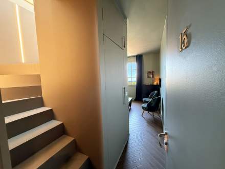 Suite duplex avec vue mer au dernier étage du Château Beaupin